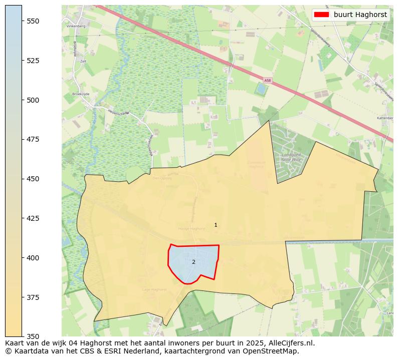 Afbeelding van de buurt Haghorst op de kaart.
