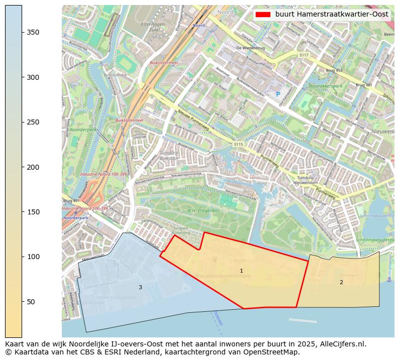 Afbeelding van de buurt Hamerstraatkwartier-Oost op de kaart.