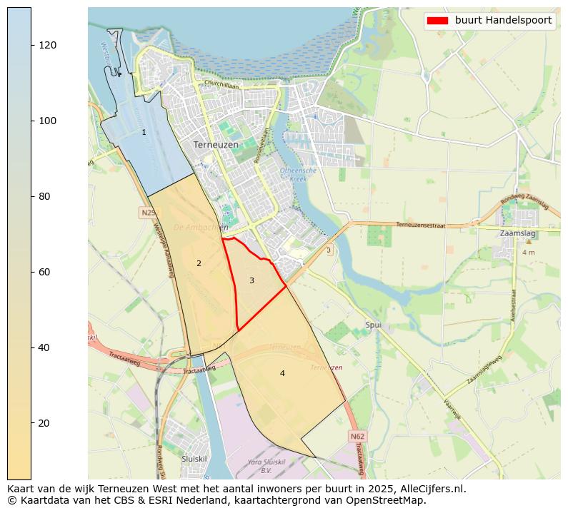 Afbeelding van de buurt Handelspoort op de kaart.