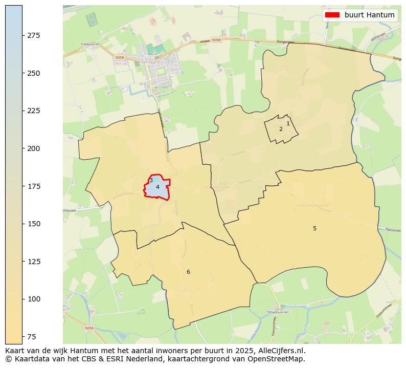 Afbeelding van de buurt Hantum op de kaart.