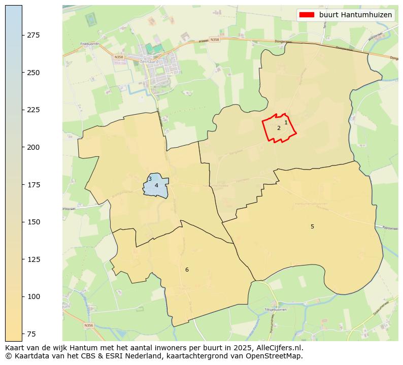 Afbeelding van de buurt Hantumhuizen op de kaart.