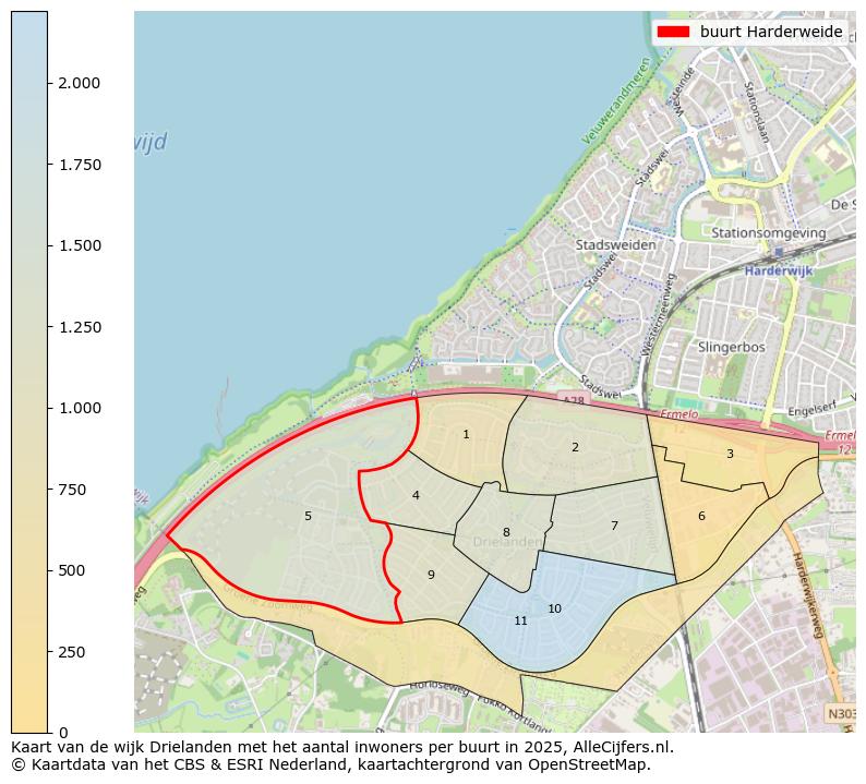 Afbeelding van de buurt Harderweide op de kaart.