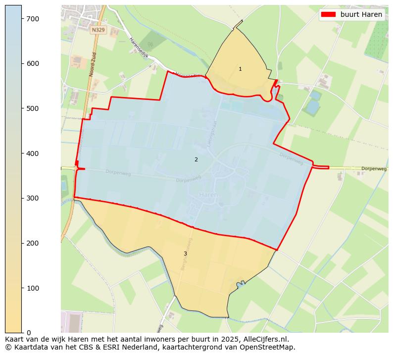 Afbeelding van de buurt Haren op de kaart.