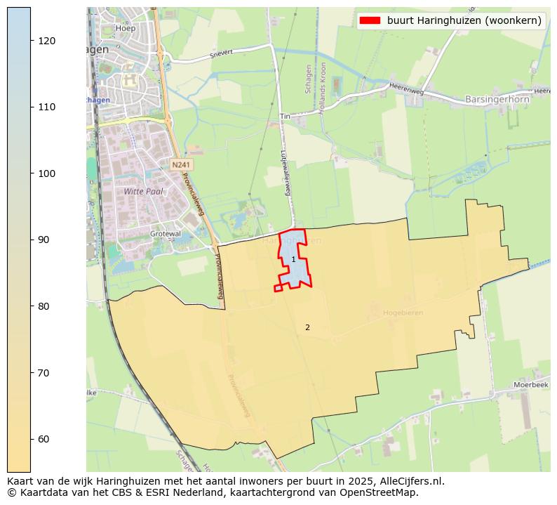 Afbeelding van de buurt Haringhuizen (woonkern) op de kaart.