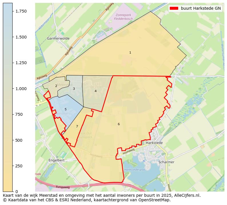 Afbeelding van de buurt Harkstede GN op de kaart.