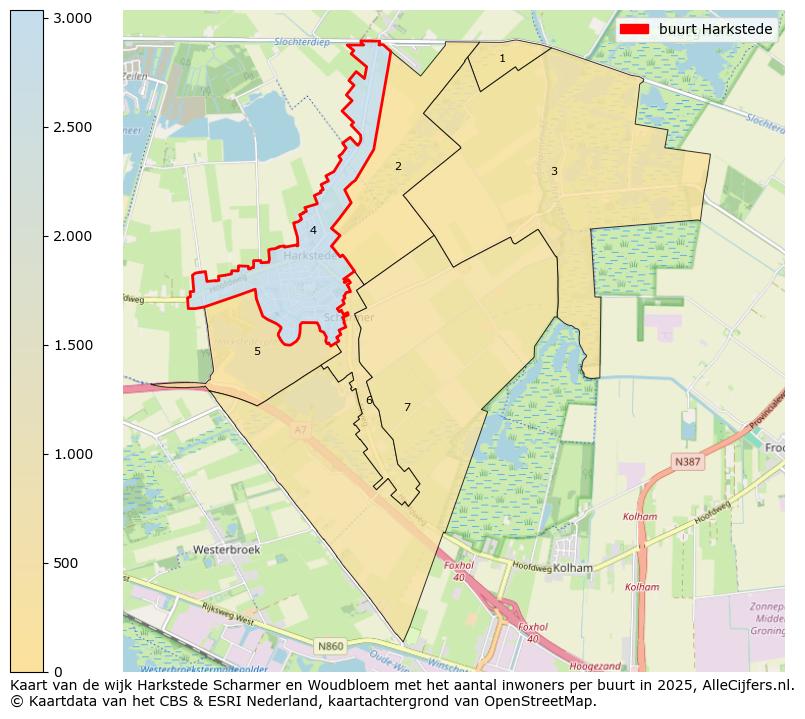 Afbeelding van de buurt Harkstede op de kaart.