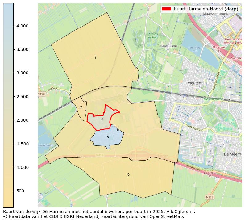 Afbeelding van de buurt Harmelen-Noord (dorp) op de kaart.