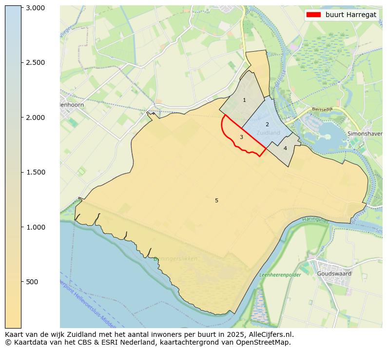 Afbeelding van de buurt Harregat op de kaart.