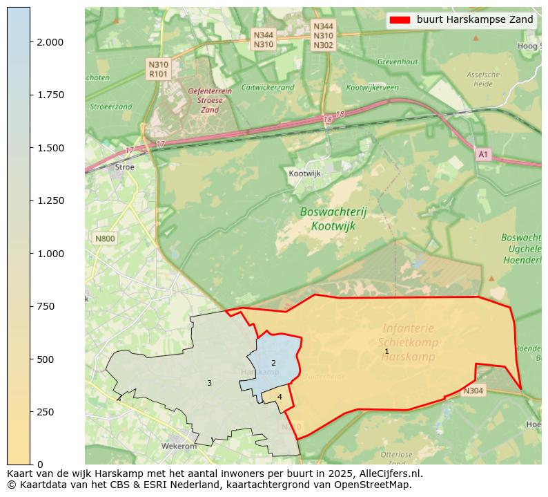 Afbeelding van de buurt Harskampse Zand op de kaart.