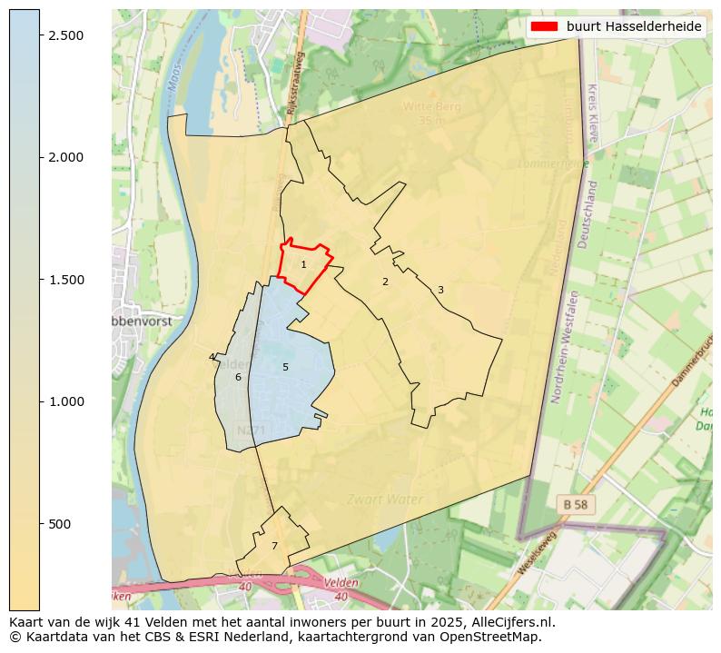 Afbeelding van de buurt Hasselderheide op de kaart.