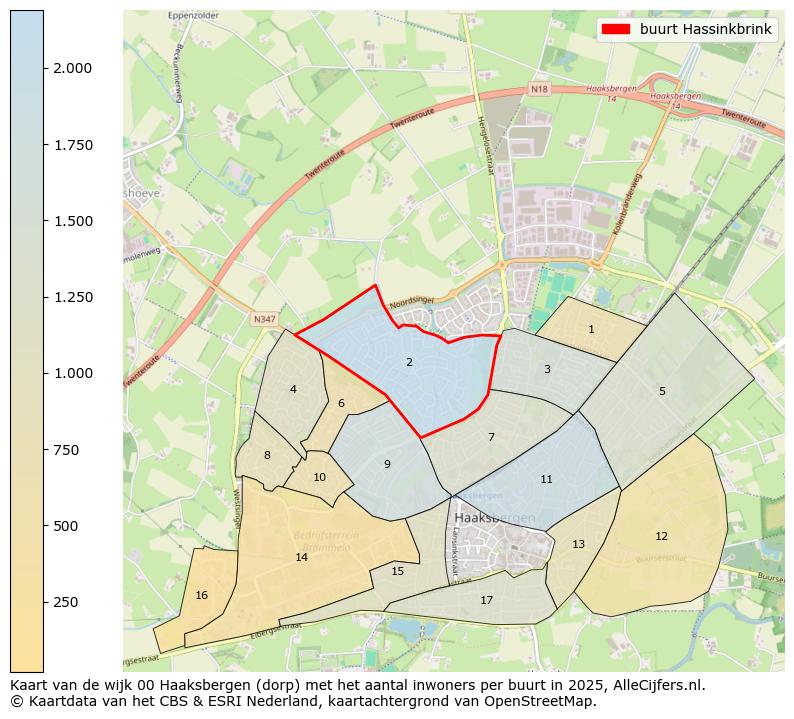 Afbeelding van de buurt Hassinkbrink op de kaart.