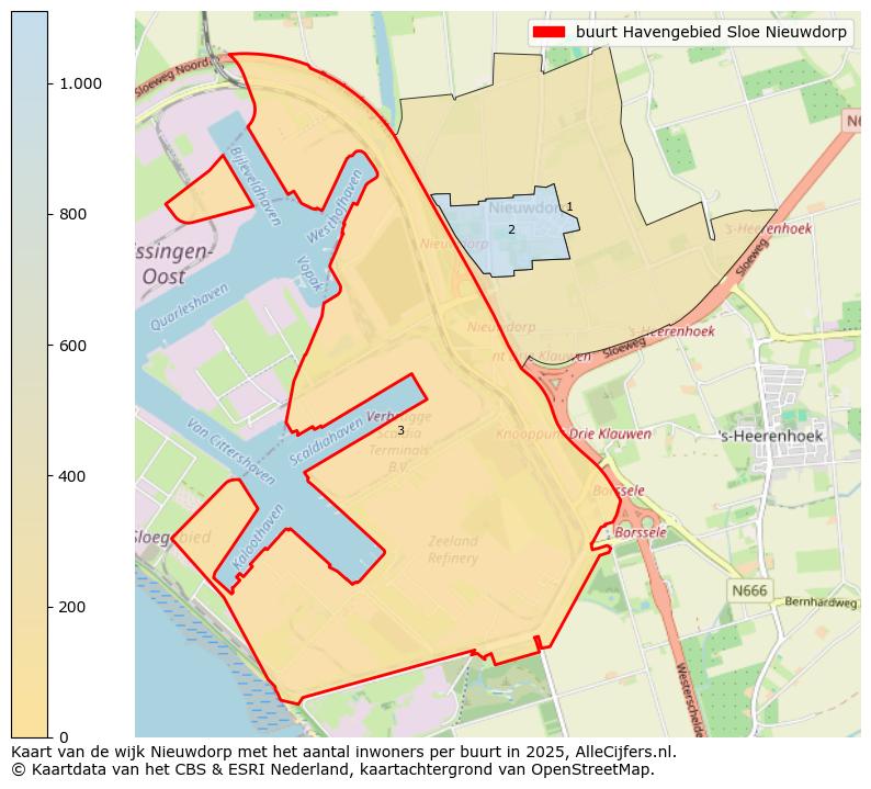 Afbeelding van de buurt Havengebied Sloe Nieuwdorp op de kaart.