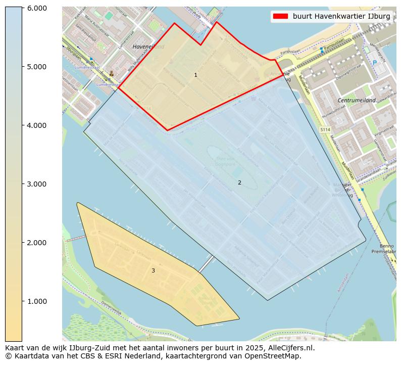 Afbeelding van de buurt Havenkwartier IJburg op de kaart.