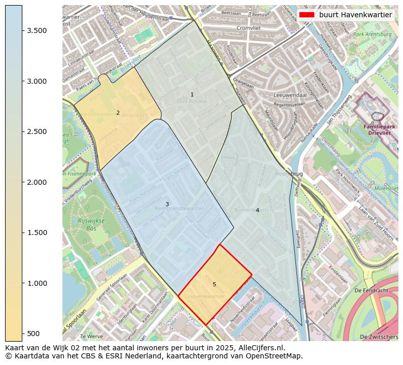 Afbeelding van de buurt Havenkwartier op de kaart.
