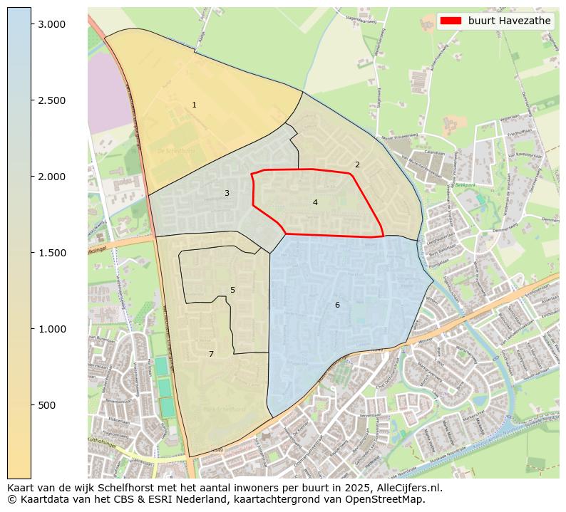 Afbeelding van de buurt Havezathe op de kaart.