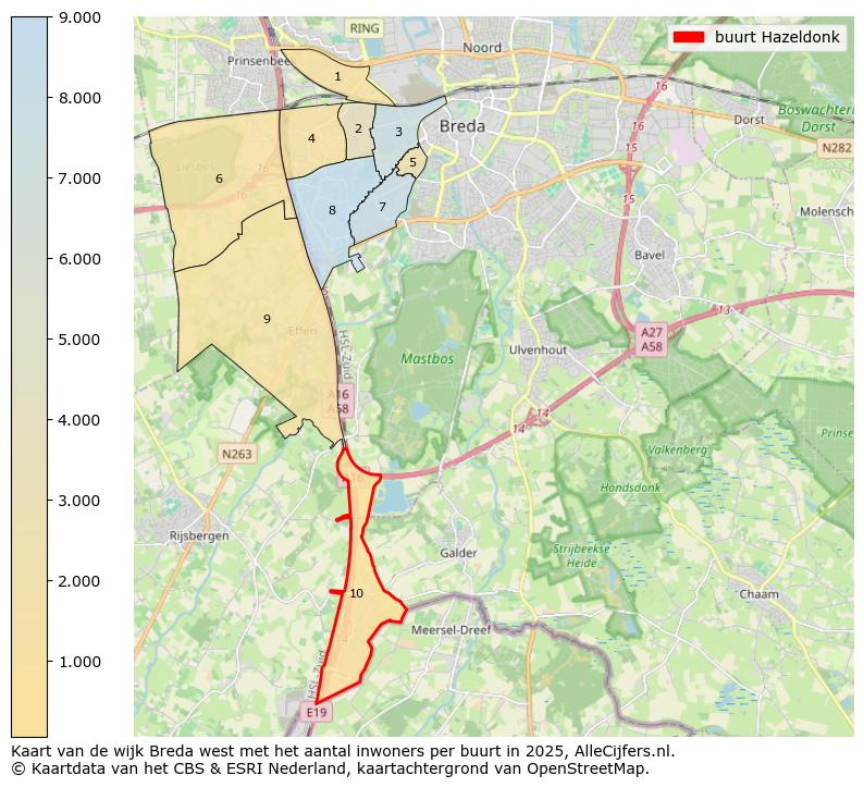 Afbeelding van de buurt Hazeldonk op de kaart.