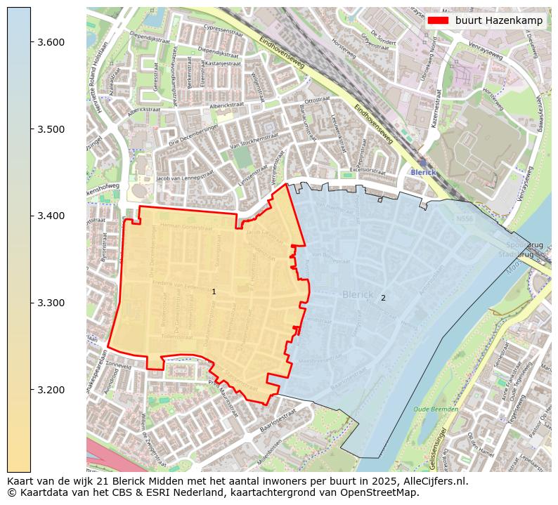 Afbeelding van de buurt Hazenkamp op de kaart.