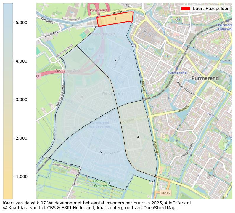 Afbeelding van de buurt Hazepolder op de kaart.