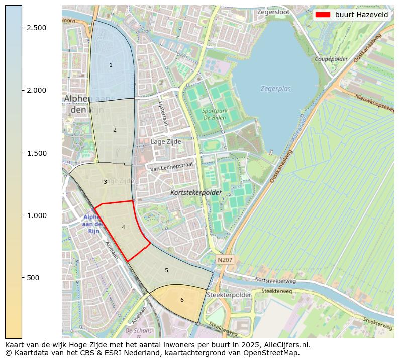 Afbeelding van de buurt Hazeveld op de kaart.