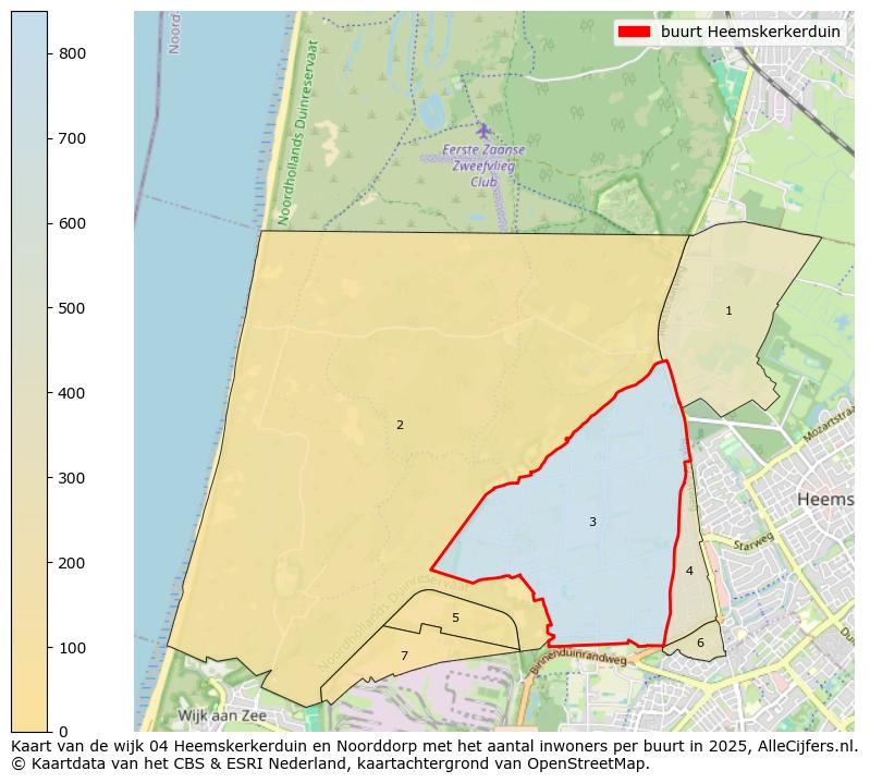 Afbeelding van de buurt Heemskerkerduin op de kaart.