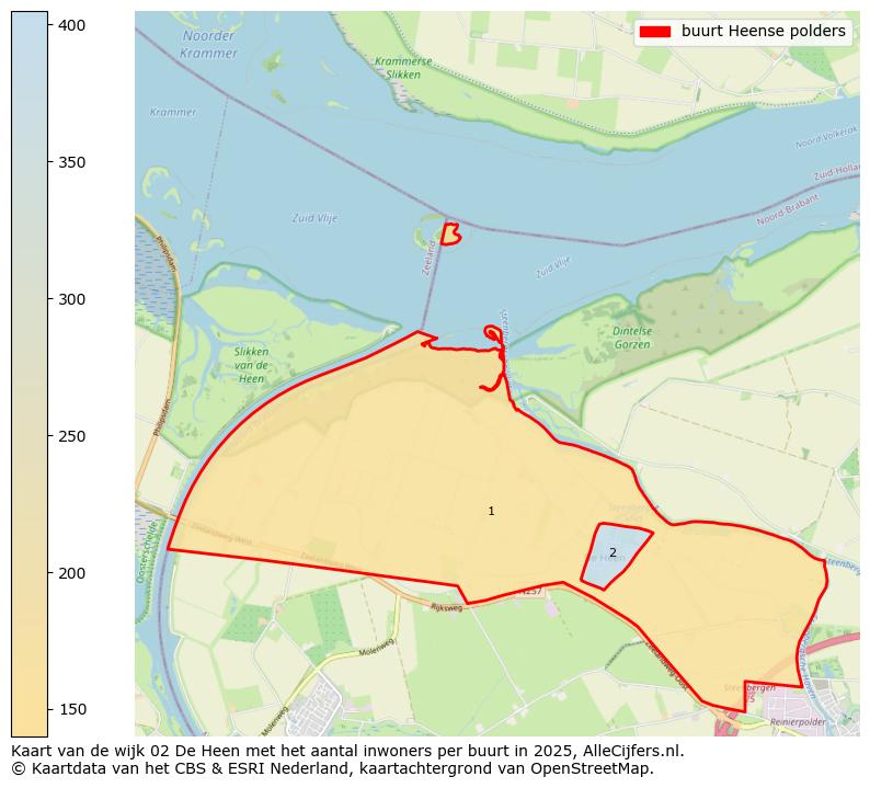 Afbeelding van de buurt Heense polders op de kaart.