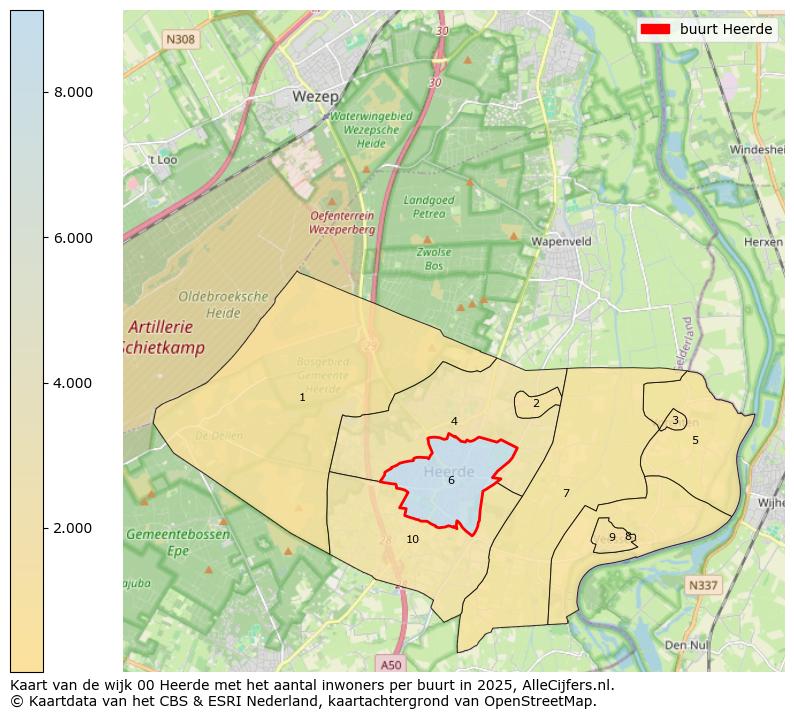 Afbeelding van de buurt Heerde op de kaart.