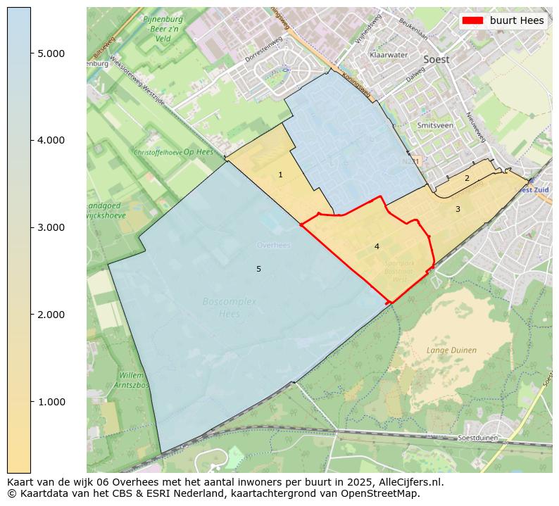 Afbeelding van de buurt Hees op de kaart.