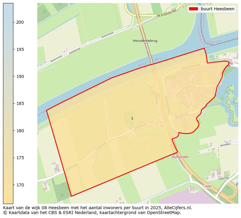 Afbeelding van de buurt Heesbeen op de kaart.