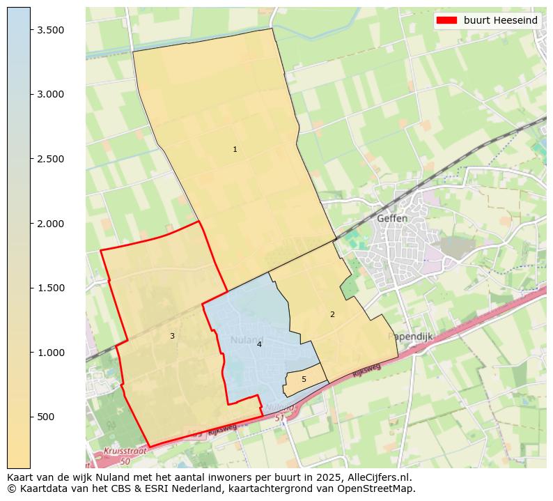 Afbeelding van de buurt Heeseind op de kaart.