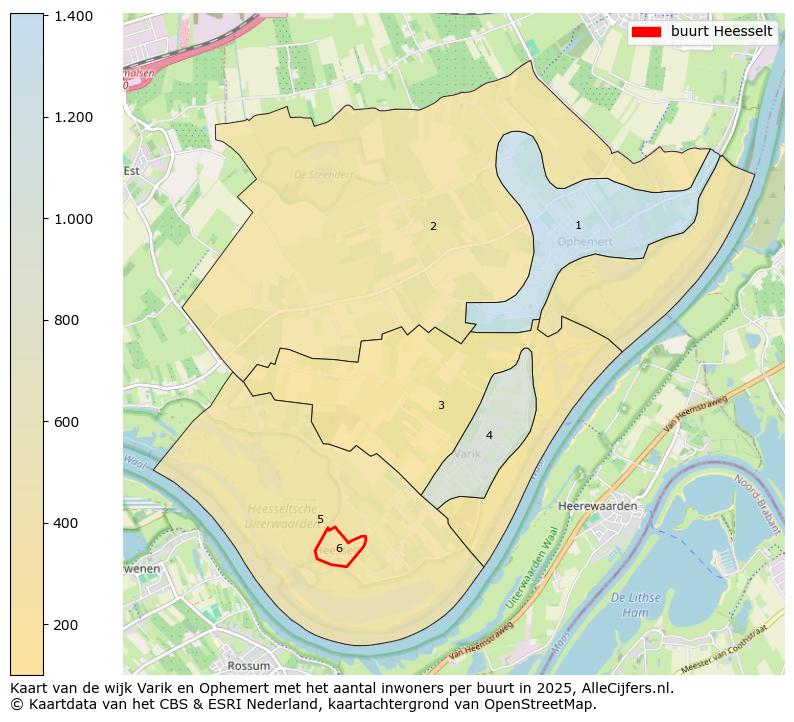 Afbeelding van de buurt Heesselt op de kaart.