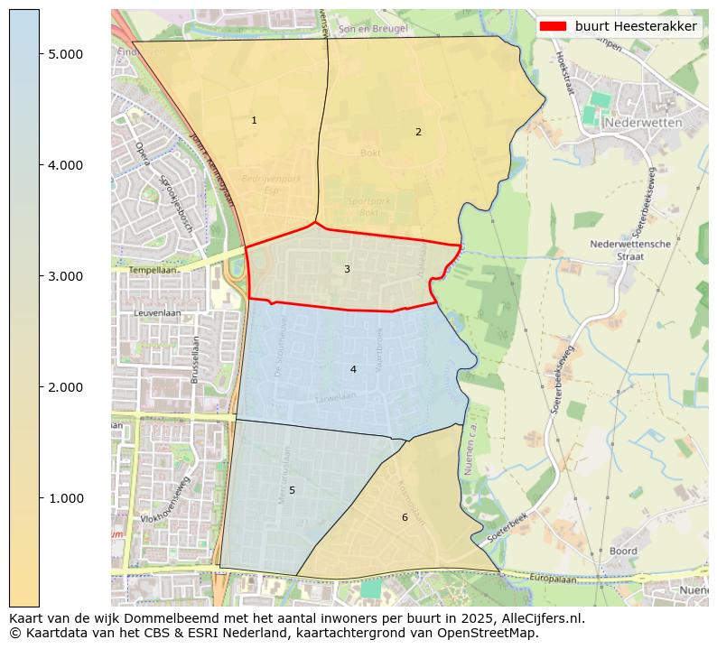 Afbeelding van de buurt Heesterakker op de kaart.