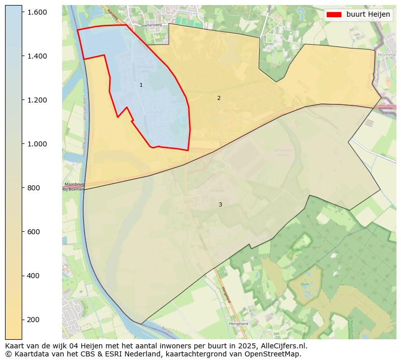 Afbeelding van de buurt Heijen op de kaart.