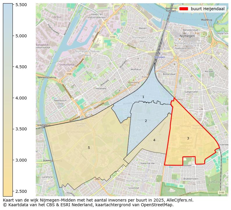 Afbeelding van de buurt Heijendaal op de kaart.