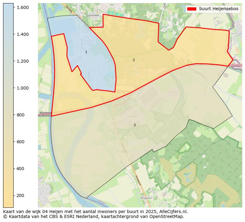 Afbeelding van de buurt Heijensebos op de kaart.