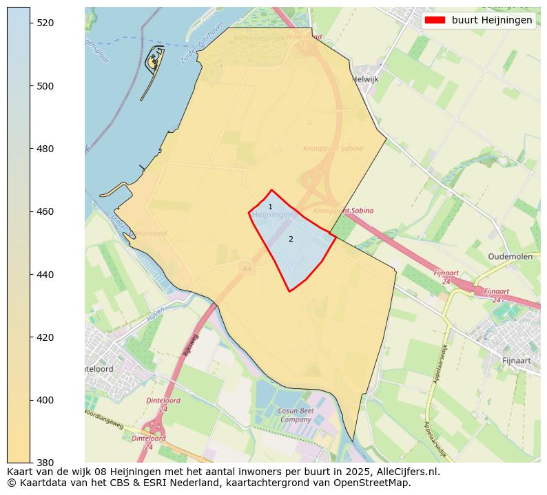 Afbeelding van de buurt Heijningen op de kaart.