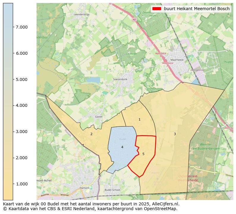 Afbeelding van de buurt Heikant Meemortel Bosch op de kaart.
