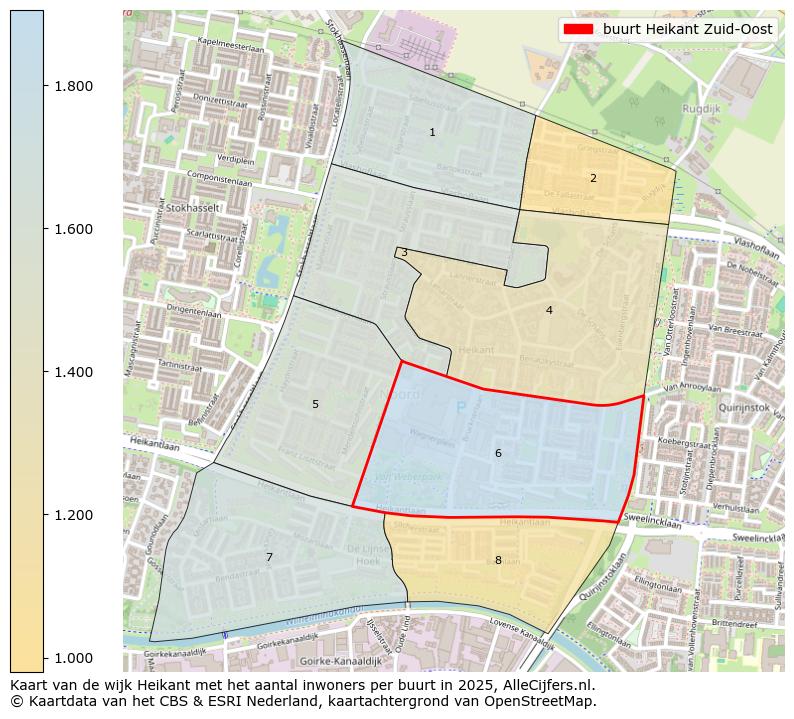 Afbeelding van de buurt Heikant Zuid-Oost op de kaart.