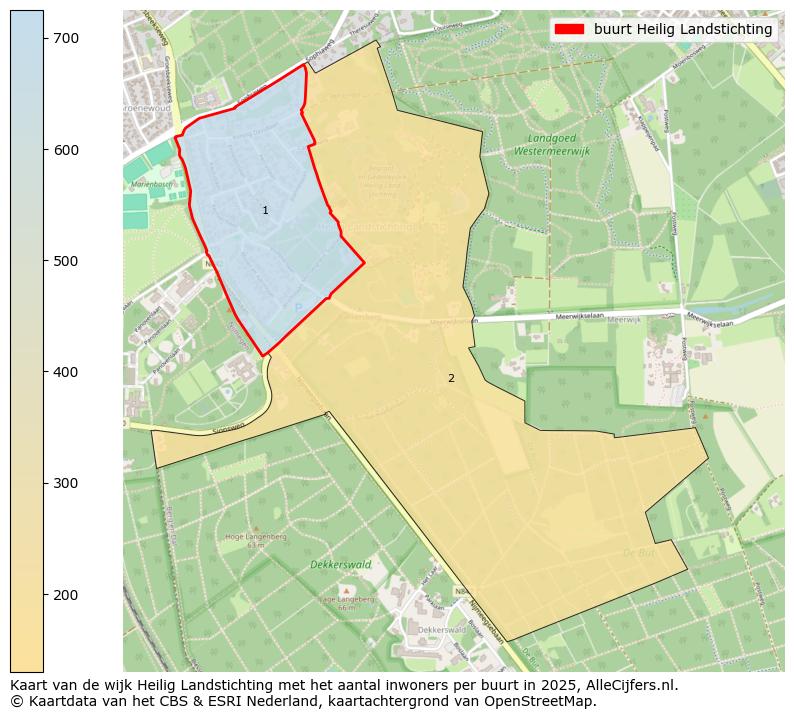 Afbeelding van de buurt Heilig Landstichting op de kaart.