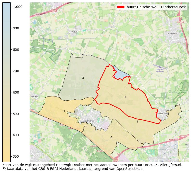 Afbeelding van de buurt Heische Wal - DintherseHoek op de kaart.