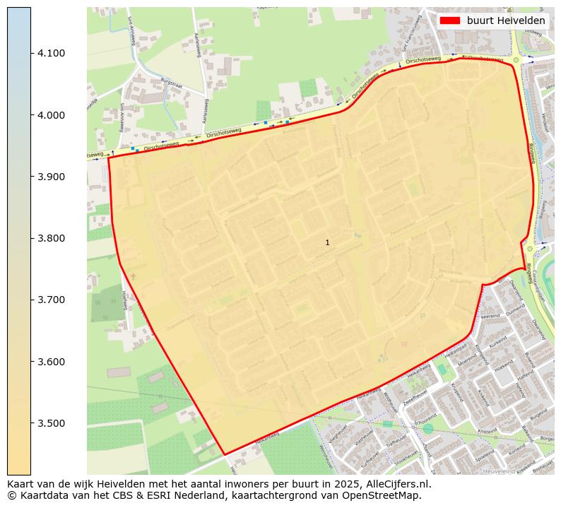 Afbeelding van de buurt Heivelden op de kaart.