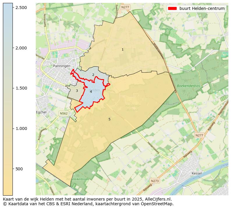 Afbeelding van de buurt Helden-centrum op de kaart.