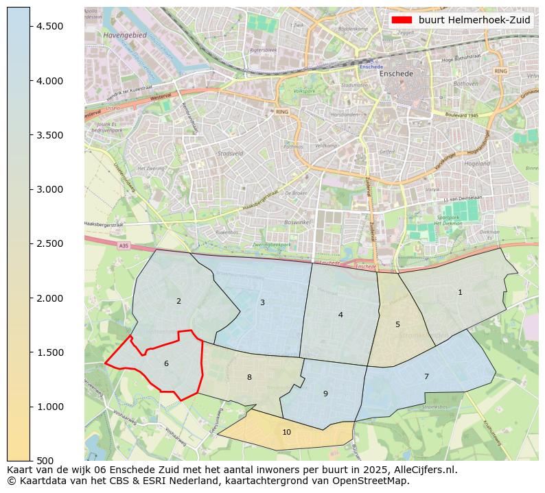 Afbeelding van de buurt Helmerhoek-Zuid op de kaart.