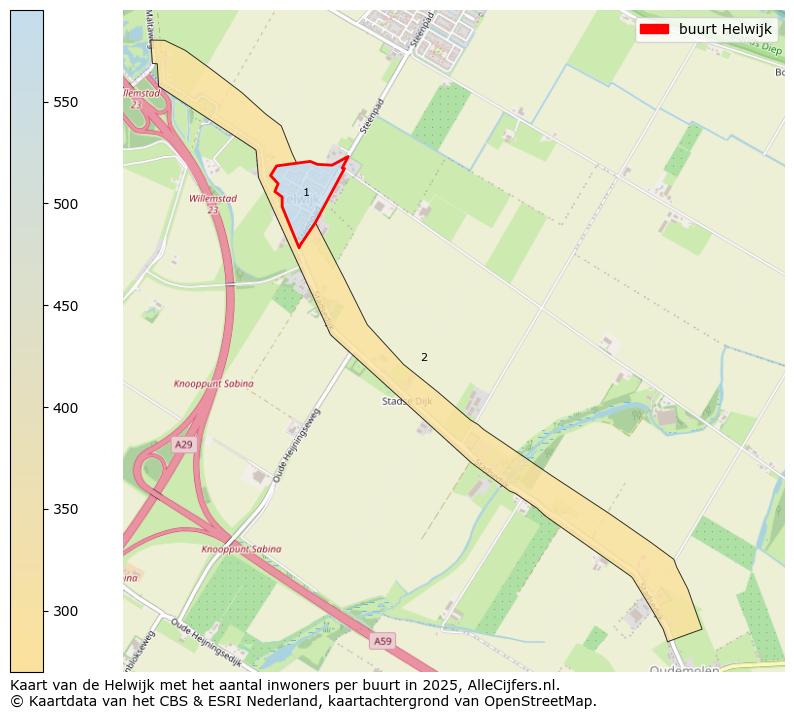 Afbeelding van de buurt Helwijk op de kaart.