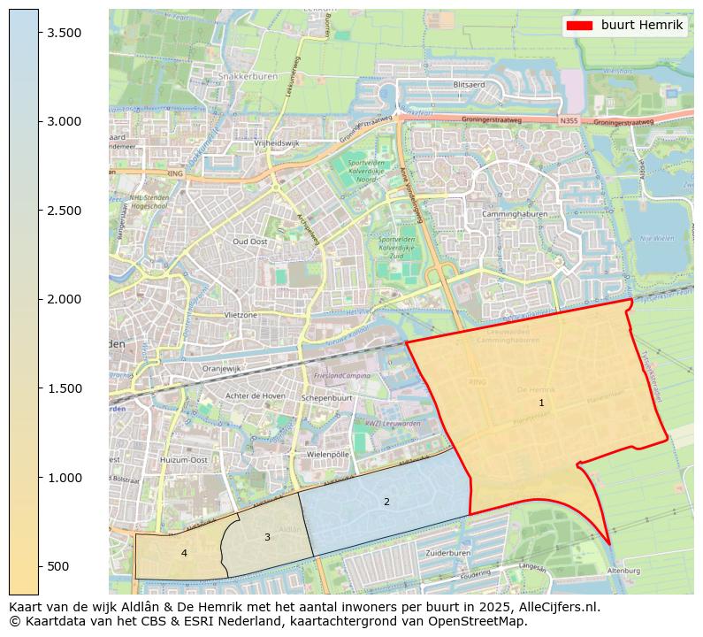 Afbeelding van de buurt Hemrik op de kaart.