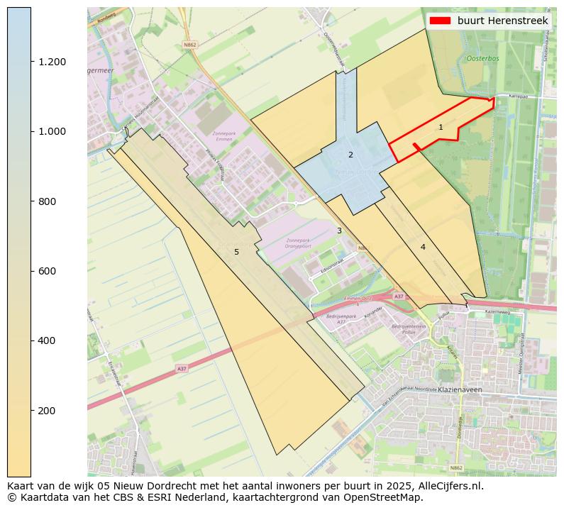Afbeelding van de buurt Herenstreek op de kaart.