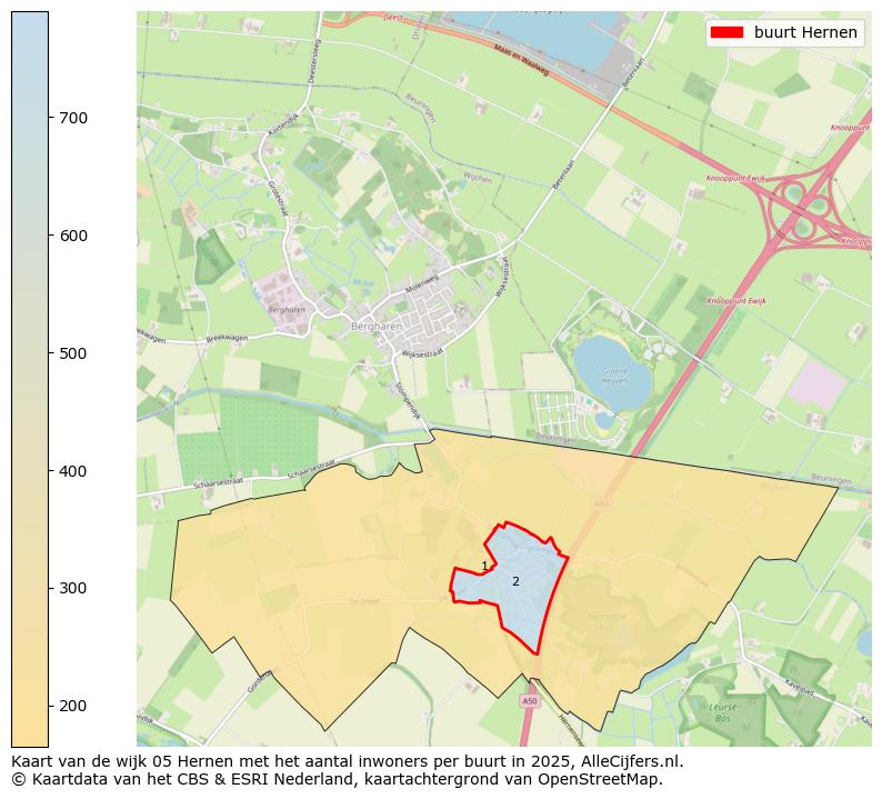 Afbeelding van de buurt Hernen op de kaart.