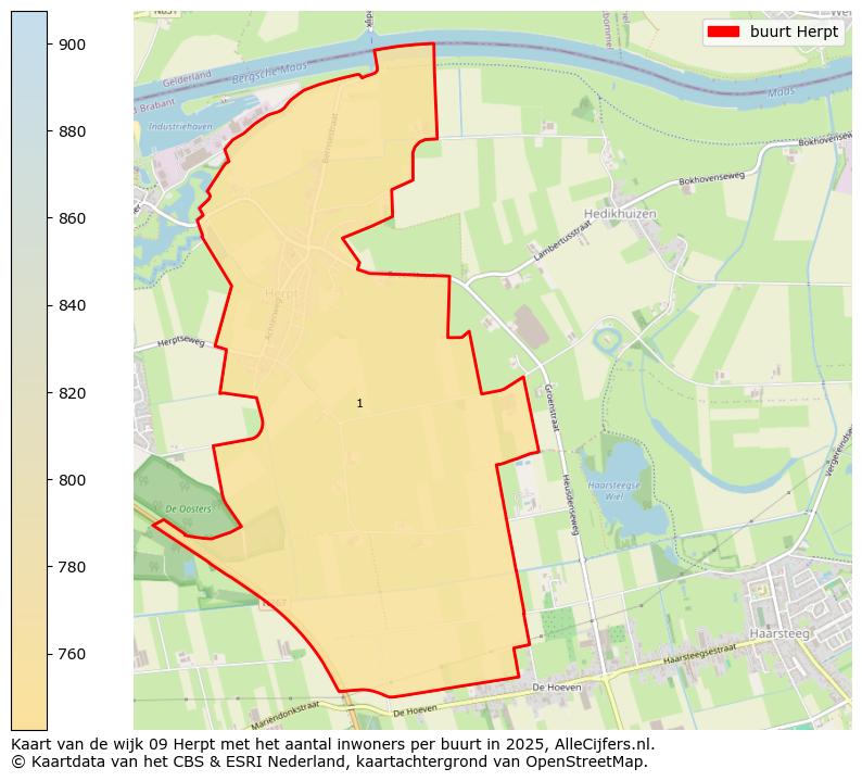 Afbeelding van de buurt Herpt op de kaart.