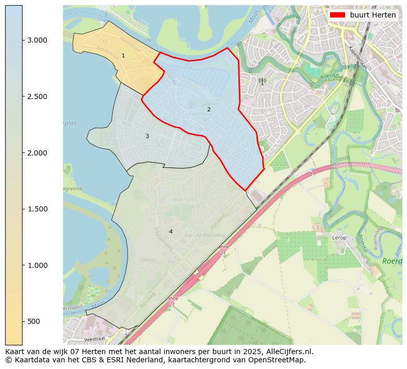 Afbeelding van de buurt Herten op de kaart.
