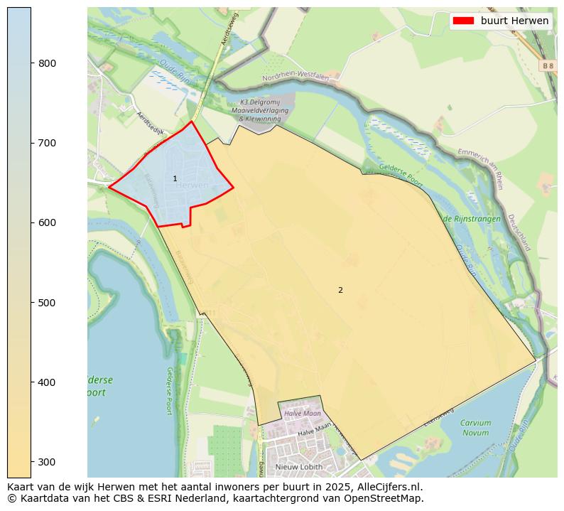 Afbeelding van de buurt Herwen op de kaart.