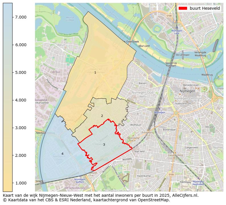 Afbeelding van de buurt Heseveld op de kaart.